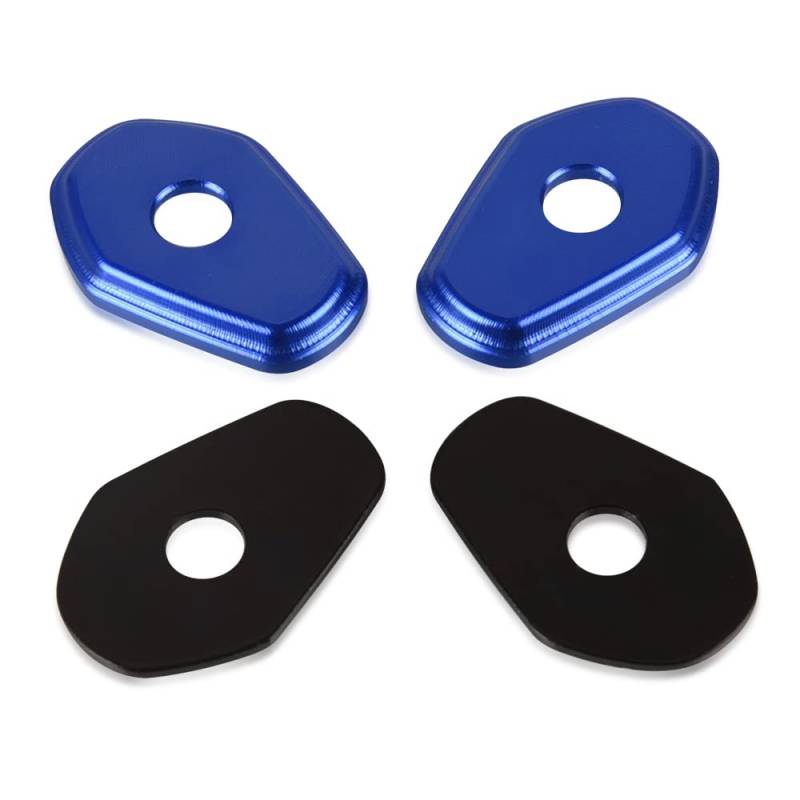 ZHUOWU Blinker Adapter Blinkerhalter Distanzstücke Adapterabstandshalter Indikator Adapter Für DR-Z 400 SM GSF 1200 Bandit GSF600 Bandit ABS GSX-R 600 GSX R 650 750 SRAD 1000 1300 Hayabusa Blu von ZHUOWU