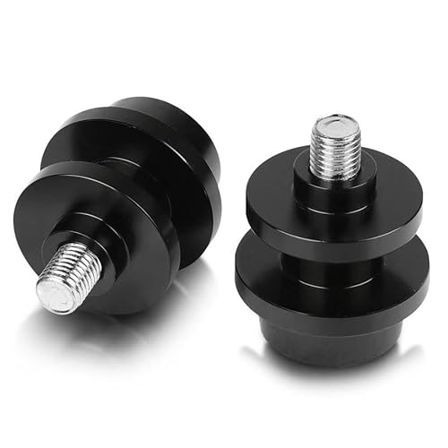 M8 Schwingenadapter Ständer Bobbins Ständeraufnahme für GSR 400 600 750 1000 GSR400 GSR600 GSR750 GSR1000 Schwarz von ZHUOWU