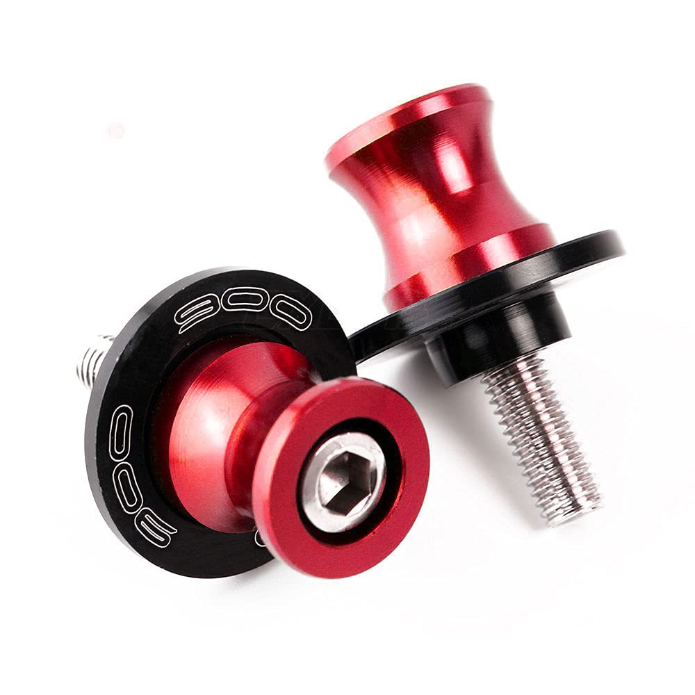 M8 Schwingenschutz Schwingenadapter Ständer Bobbins Spool Racingadapter Ständeraufnahme für Z900 2017-2020 Rot von ZHUOWU