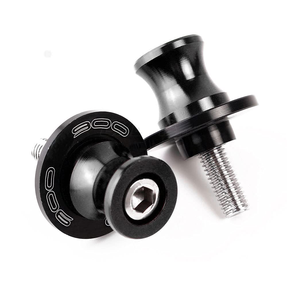 M8 Schwingenschutz Schwingenadapter Ständer Bobbins Spool Racingadapter Ständeraufnahme für Z900 2017-2020 Schwarz von ZHUOWU