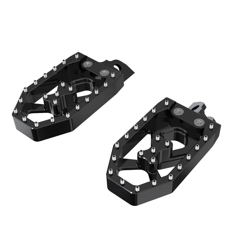Motorrad Fußrasten Breite DR 650 Fussrasten Fußstützenpedale Für RM 85 DR-Z250 DR-Z125 DR-Z125L DR-Z125 DR200 DR650/SE Schwarz von ZHUOWU