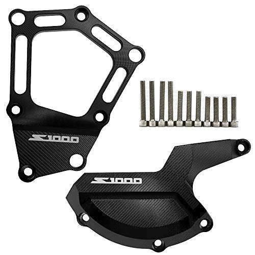 ZHUOWU Motorräder CNC Legierung Motorschutz Slide Crash Falling Schutz Guard für S1000RR ABS K46 2009-2018 S1000R 2014 2015 HP4 2010-2018 S1000XR 2015 2016 (Schwarz) von ZHUOWU