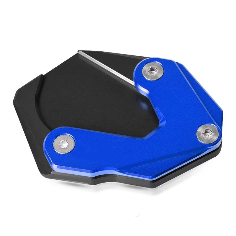 Seitenständer Vergrößern Platte Für Motorrad R1200 GS LC 2012-2016 (R12W K50) R1200GS LC 2016-2018 R1200GS LC Rallye 2016-2018 R1250GS 2018-2023 (1G13 K50) - Kompatibles Zubehör Schwarz+Blau von ZHUOWU