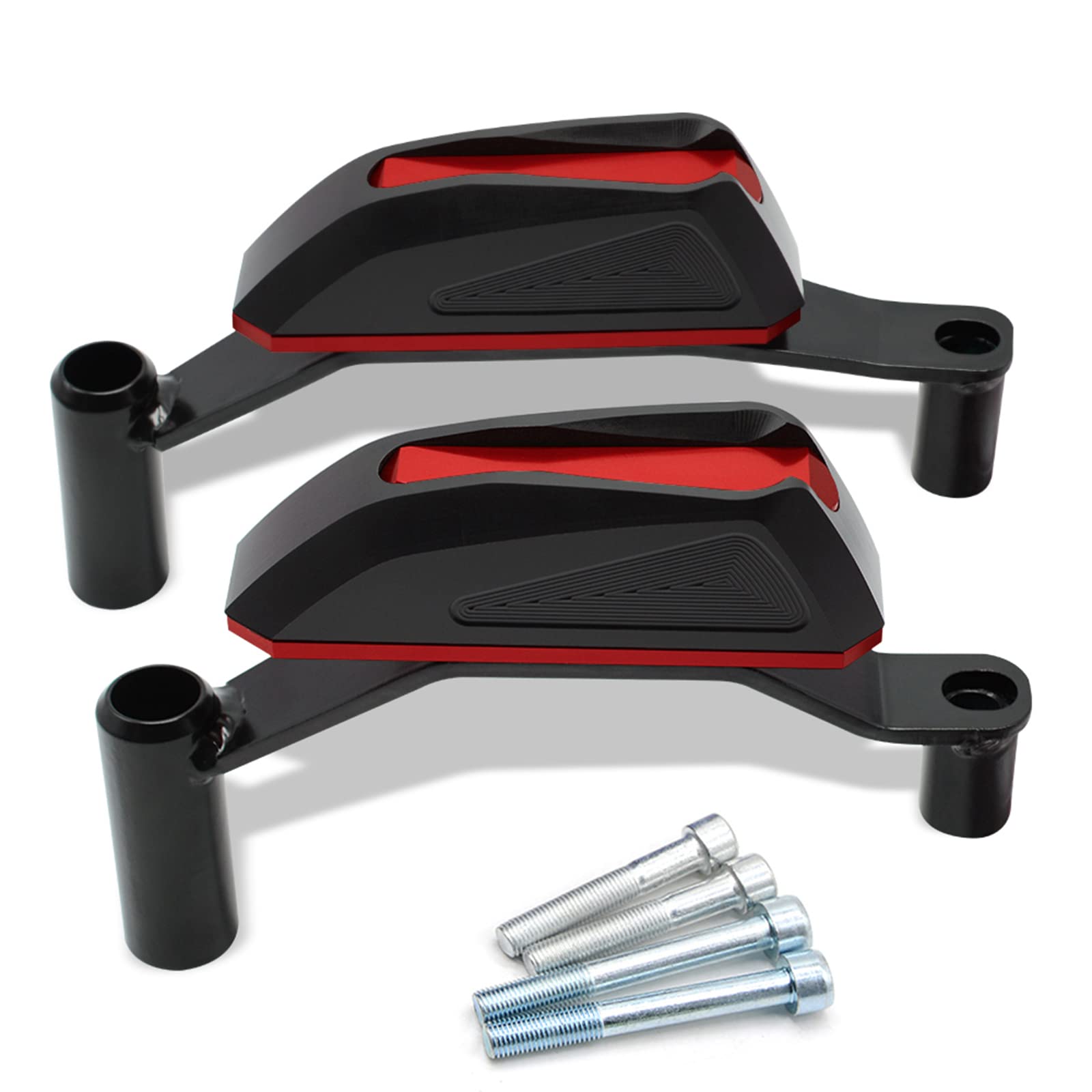 Motorräder Sturzschutz Sturzpads Crashpads Frame Sliders für Z900 2016 2017 2018 (Rot) von ZHUOWU