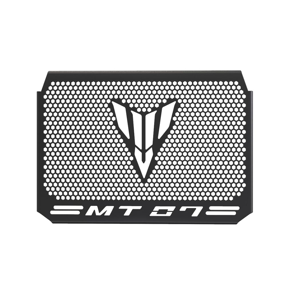 ZHUOWU MT07 Motorrad MT 07 Kühlerschutzgitter Aluminium kühlerschutz Kühlergitter kühlergrill Wasserkühler Zubehör für MT-07 2017 2018 2019 2020 2021 2022 2023 Schwarz von ZHUOWU