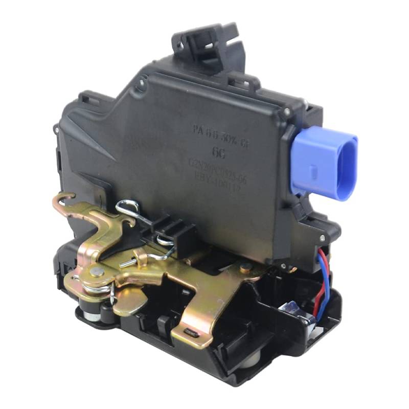 ZHUQUE Türschloss Stellantrieb hinten rechts 7L0839016A / 7L0839016 / 7L0839016D GOLF PLUS 5M 5 1K JETTA 3 1K BJ ALLE 7 PIN - ABS, Schwarz von ZHUQUE