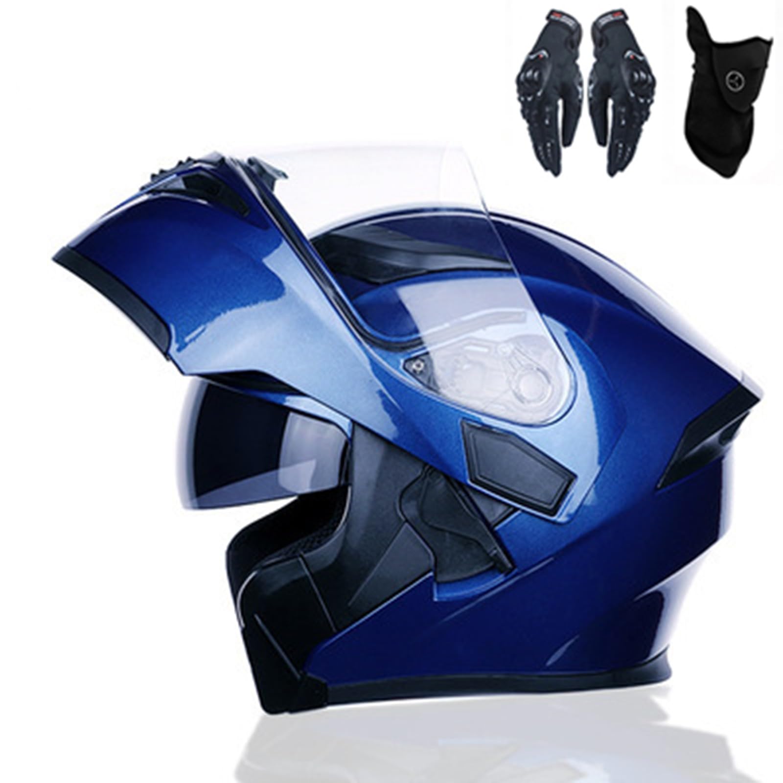 Integralhelm Rapid Street, Motorradhelm, Unisex-Motorradhelm für Erwachsene, Four Seasons Streethelm, DOT/ECE-Zertifizierung B,M=57-58CM von ZHXIANG