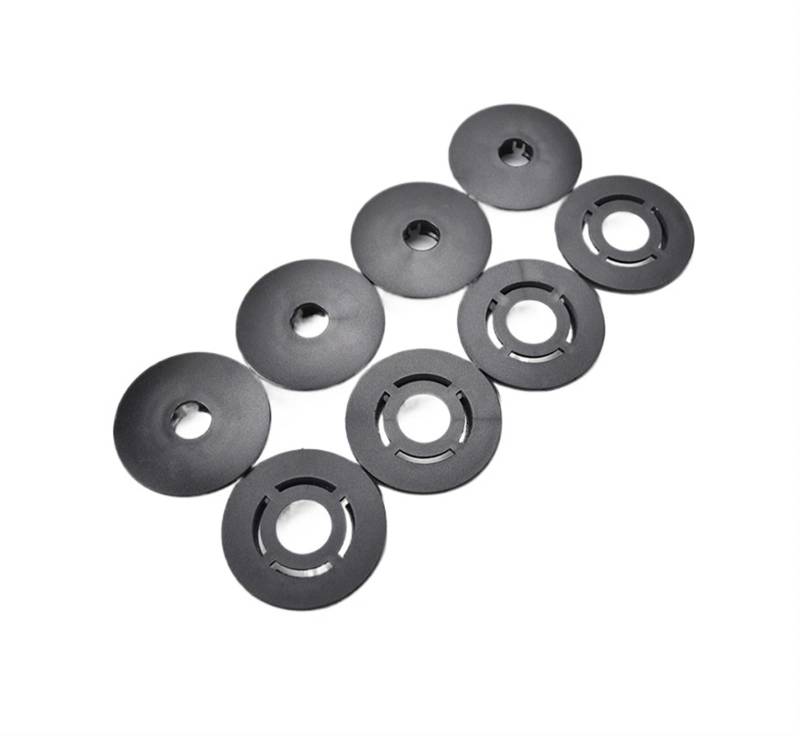 ZHjLut Auto Fußmatten Set Kompatibel mit VW für Polo 9n für Golf 4 für Passat B7 Autoteppichmattenclips Bodenhalter Feste Klemmen 3D0864523B41 3D08645214PK(Standard Round) von ZHjLut