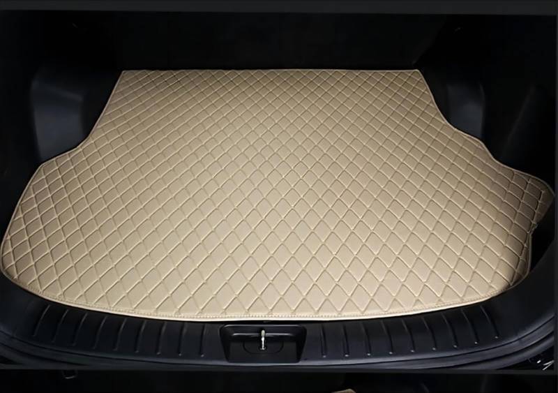 Kompatibel mit Benz für EQS SUV 2022 2023 5 Sitze Kofferraummatten, hintere Kofferraummatte, Ladeschale, wasserdichte Schutzauskleidung, dekorative Kofferraummatte Auto Kofferraummatte (Color : 2) von ZHjLut