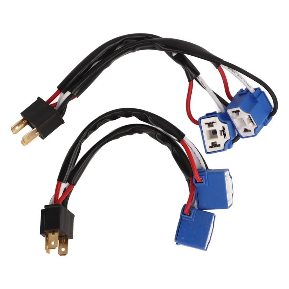 ZHjLut 2 Pcs H4 9003 Kabelbaum Steckdosen Männlich Zu Weiblich 2 Weg Splitter Kabelbaum Für LKW Pickup Draht Kabel Stecker ZHjLut 2 Pcs H4 9003 Kabelbaum Steckdosen Männlich Zu Weiblich 2 Weg Splitter Kabelbaum Für LKW Pickup Draht Kabel Stecker von ZHjLut