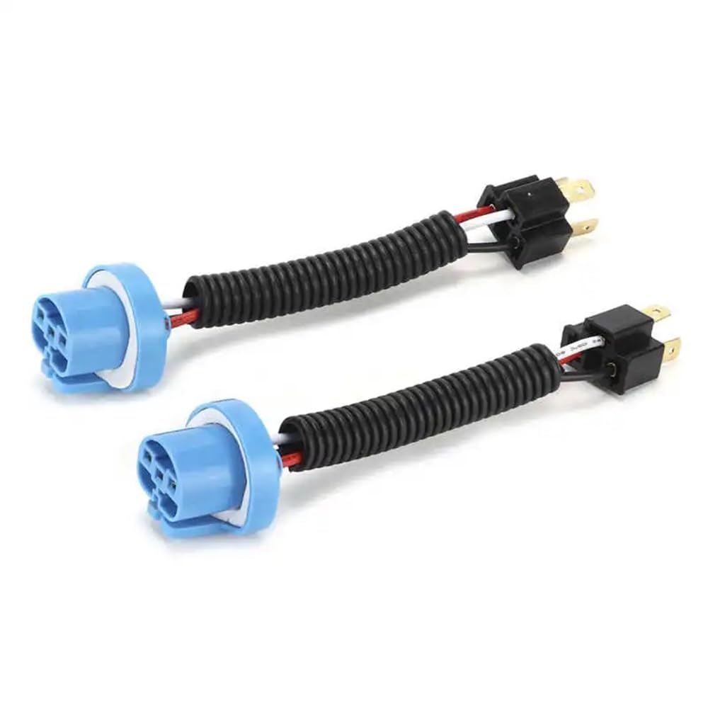 ZHjLut 2 stücke 12V-24V Auto H4 Stecker Auf 9007 Buchse Adapter Scheinwerfer Nebel Licht Kabelbaum Montiert Universal stecker Und Spielen ZHjLut 2 stücke 12V-24V Auto H4 Stecker Auf 9007 Buchse Adapter Scheinwerfer Nebel Licht Kabelbaum Montiert Universal stecker Und Spielen von ZHjLut