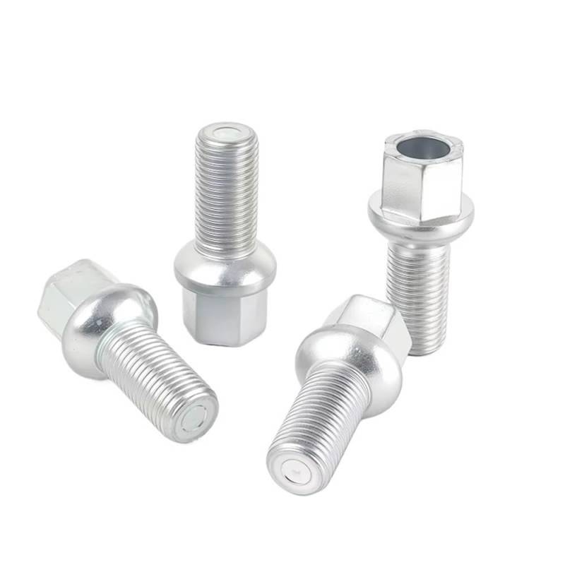 ZHjLut Autoradschrauben Kompatibel mit A2 2000 2001 2002 2003 2004 2005 Für A3 2003-2012 Autoradschrauben Silber Stahlmuttern WHTOO2437 WHTOO1812 von ZHjLut