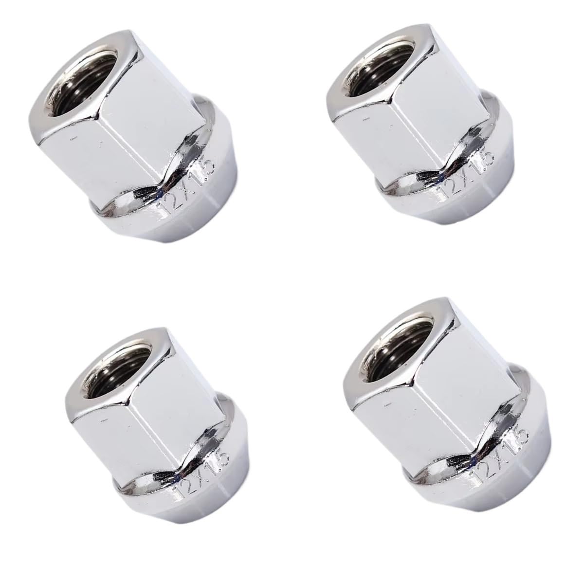 ZHjLut Autoradschrauben Kompatibel mit Ford Für Cougar 1998 1999 2000 2001 Für Fiesta 1989-1997 M12x1.5 19mm Sechskantmutter Alufelgen(4pcs) von ZHjLut