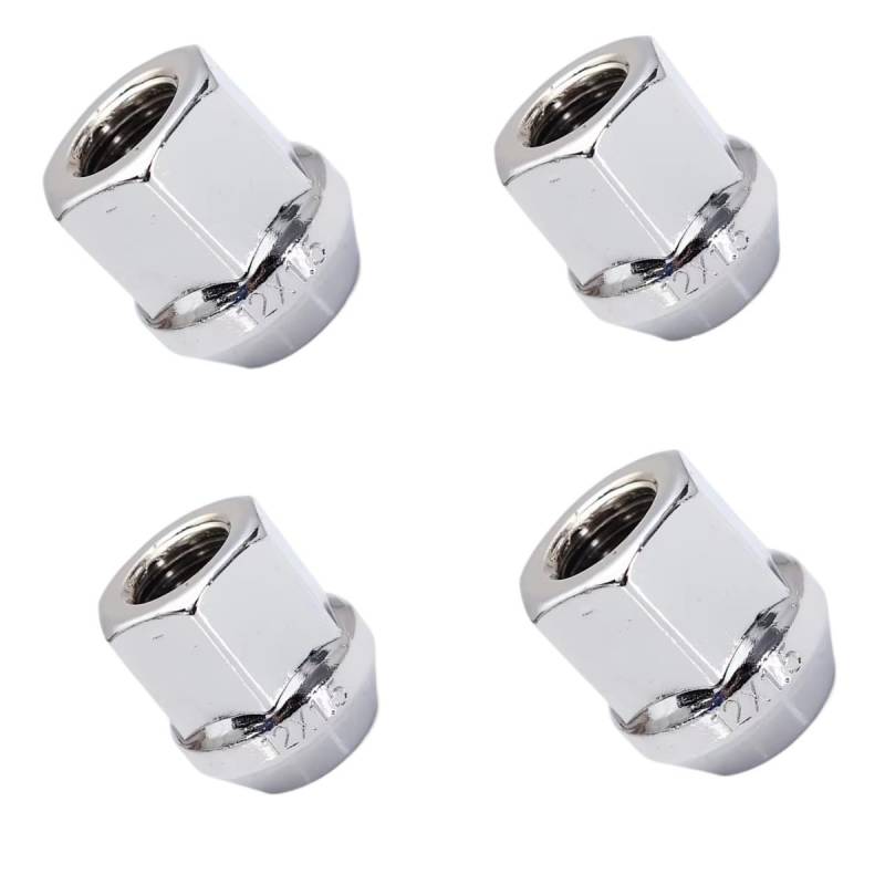 ZHjLut Autoradschrauben Kompatibel mit Ford Für Cougar 1998 1999 2000 2001 Für Fiesta 1989-1997 M12x1.5 19mm Sechskantmutter Alufelgen(4pcs) von ZHjLut