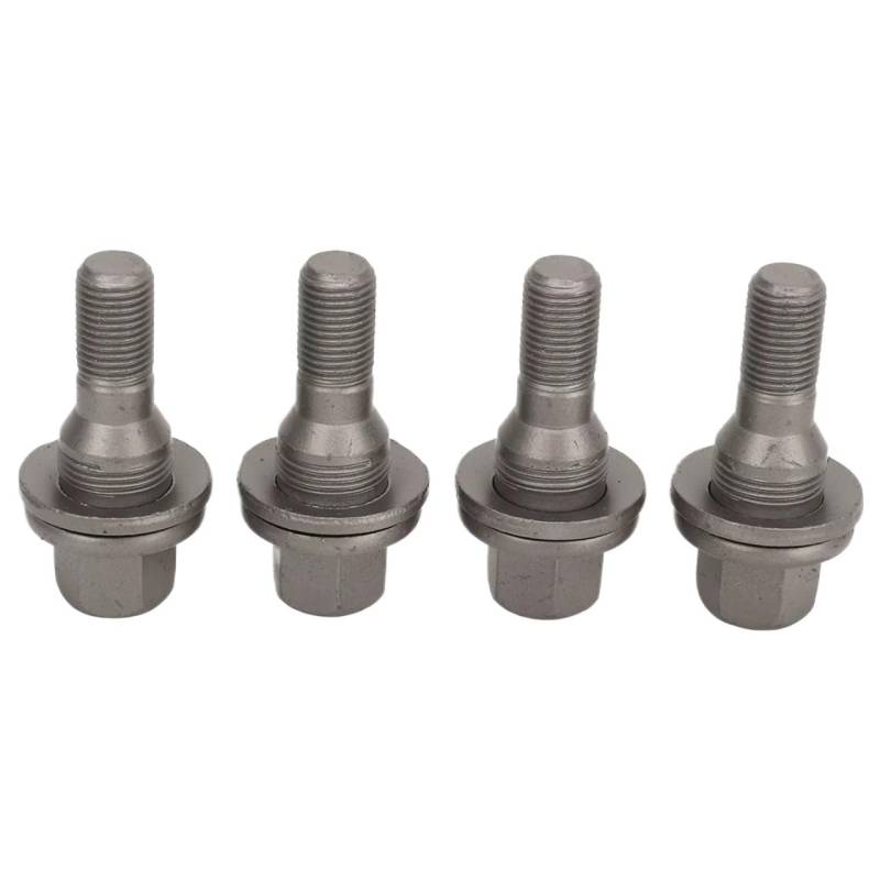ZHjLut Autoradschrauben Kompatibel mit Peugeot für 206 1998-2016 für 207 2006-2016 Auto 17mm Sechskant-Radschrauben Reifenmuttern Bolzen 540567 003549817 von ZHjLut