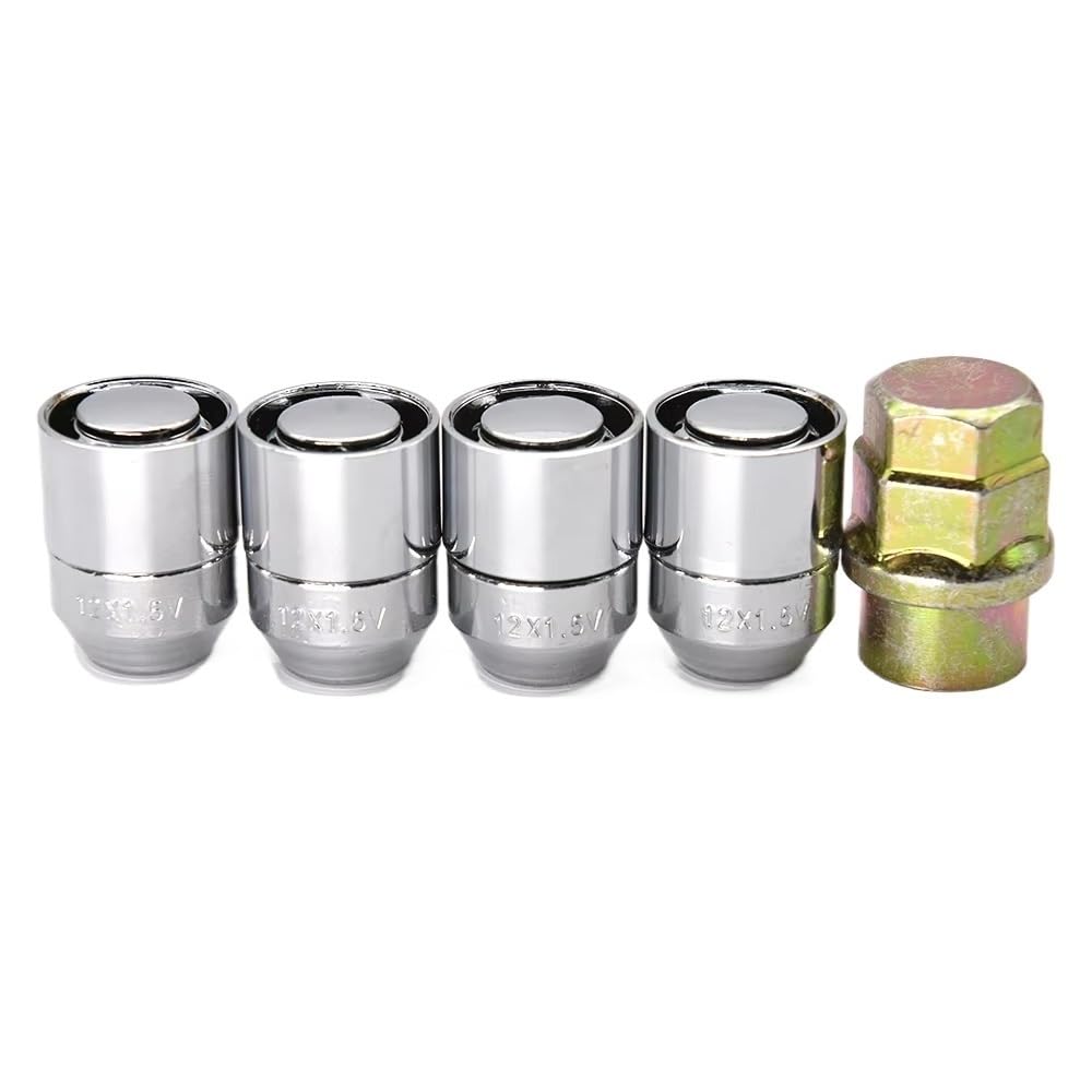 ZHjLut Autoradschrauben Kompatibel mit Toyota Radmuttern LockSteel Muttern Reifen Chrom Buchse Rad Lug Nut Lock ZHjLut Autoradschrauben Kompatibel mit Toyota Radmuttern LockSteel Muttern Reifen Chrom Buchse Rad Lug Nut Lock von ZHjLut