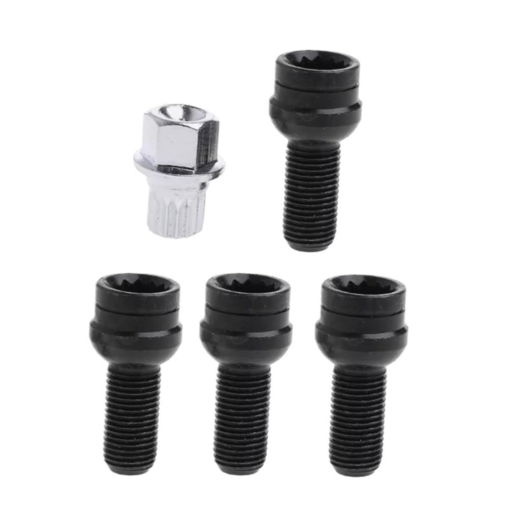 ZHjLut Autoradschrauben Kompatibel mit VW für Golf für J&etta für Magotan für Käfer Schrauben Radsicherungsmutter Adapter Edelstahl 8D0601139F 8D0 601 139F 006 ZHjLut Autoradschrauben Kompatibel mit VW für Golf für J&etta für Magotan für Käfer Schrauben Radsicherungsmutter Adapter Edelstahl 8D0601139F 8D0 601 139F 006 von ZHjLut