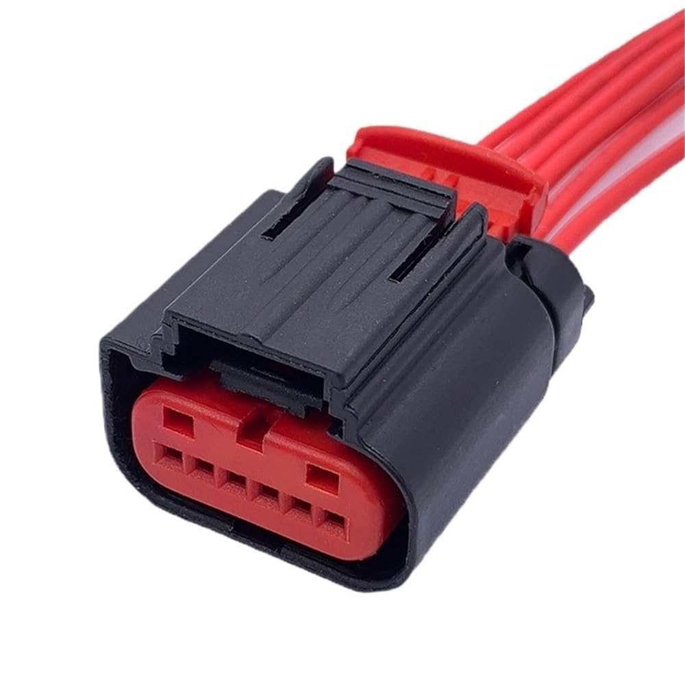 ZHjLut Kompatibel Mit Ford 6-poligem Wasserdichtem Gaspedal-Anschlussstecker Für Auto-Gaspedal Kabelbaumstecker 1438153-5 1-1419168-1(6P Female A) von ZHjLut