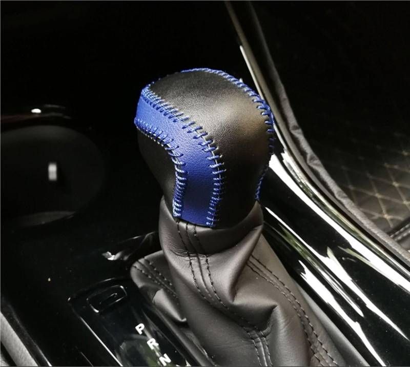 ZHjLut Kompatibel mit Toyota Für C-HR Für CHR 2016 2017-2021 PU Auto Schaltknauf Schutz Abdeckung Getriebe Kopf Shift Trim Auto Innen Zubehör (Color : 1) von ZHjLut