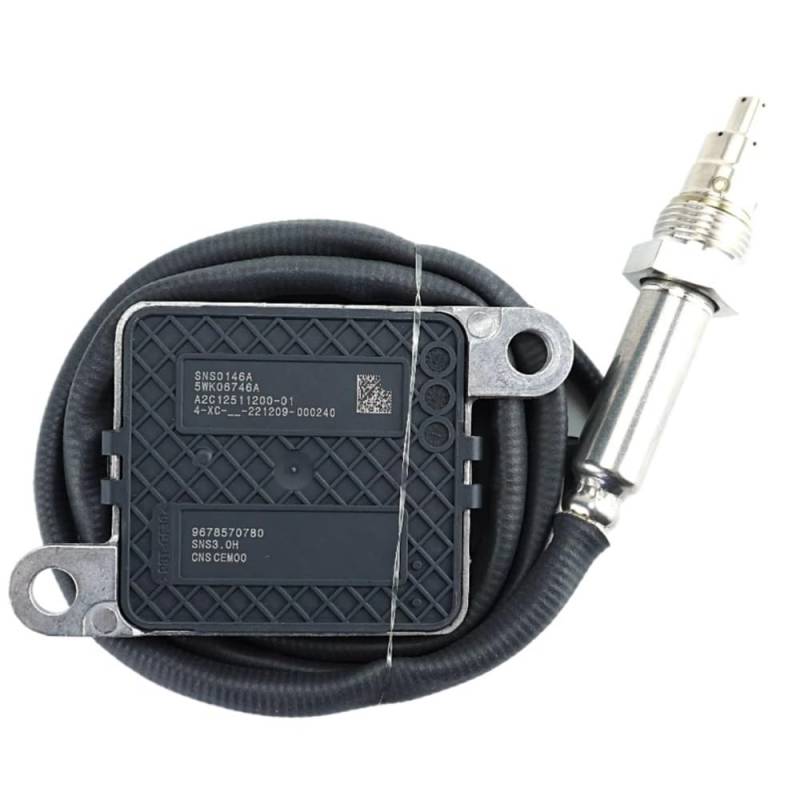 ZHjLut NOx Sensor Kompatibel mit Peugeot für 308 3008 5008 2.0 HDI 2012 2013 2014 2015–2021 5WK96746A 9678570780 Stickstoff-Sauerstoff-NOX-Sensor von ZHjLut