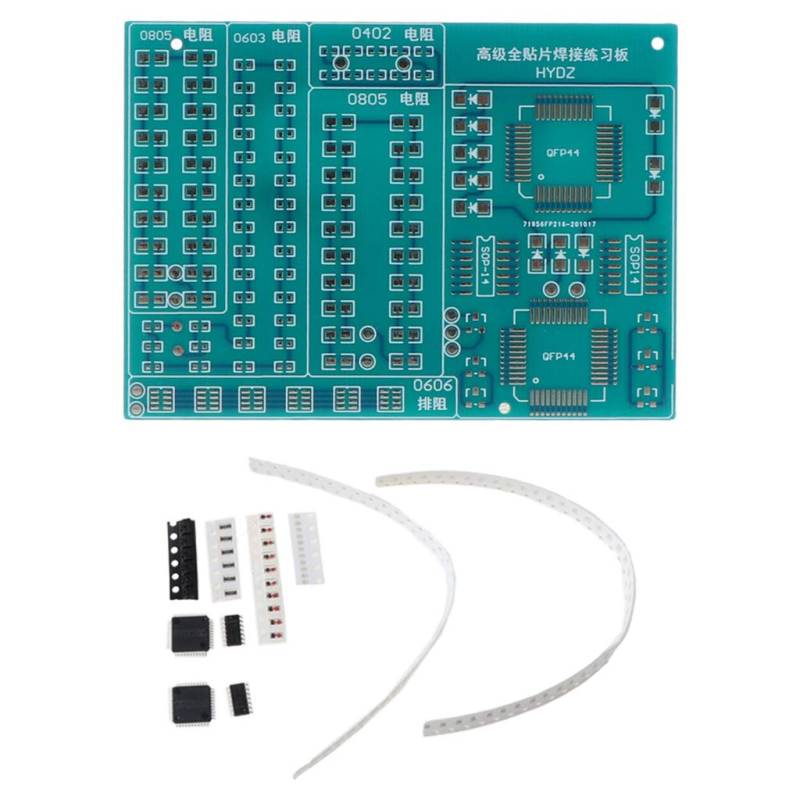 1 Set Komponentenschweiß Praxis Board Lötung Resor Diodentransistor Learning Electronic Accessoire von ZIDDAR