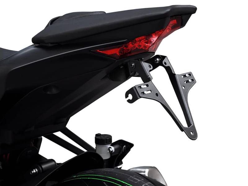 ZIEGER Basic Kennzeichenhalter Kennzeichenhträger Heckumbau kompatibel mit: Kawasaki Z1000 von ZIEGER