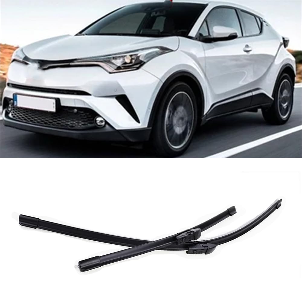 26"+16" Auto Scheibenwischer Vorne, für Toyota C-HR/CHR 2016-2023 Set Wischer Wischblätter Vorne Frontscheibe Scheibenwischer Auto Accessoire 26"+16" Auto Scheibenwischer Vorne, für Toyota C-HR/CHR 2016-2023 Set Wischer Wischblätter Vorne Frontscheibe Scheibenwischer Auto Accessoire von ZILOOK