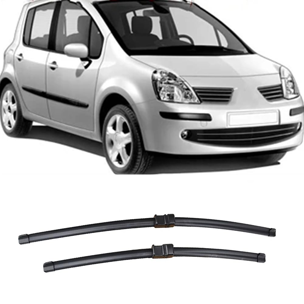 28"+26" Auto Scheibenwischer Vorne, für Renault Modus Grand Modus 2004-2013 Set Wischer Wischblätter Vorne Frontscheibe Scheibenwischer Auto Accessoire 28"+26" Auto Scheibenwischer Vorne, für Renault Modus Grand Modus 2004-2013 Set Wischer Wischblätter Vorne Frontscheibe Scheibenwischer Auto Accessoire von ZILOOK