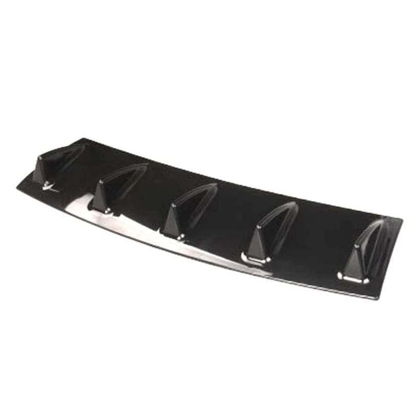 Hecklippe Diffusor, für Ford Mustang Mach-E 2020 2021 2022 Auto Heckstoßstange Spoiler Antikollisionsschutz Heckschürzen Auto Zubehör,5fin von ZILOOK