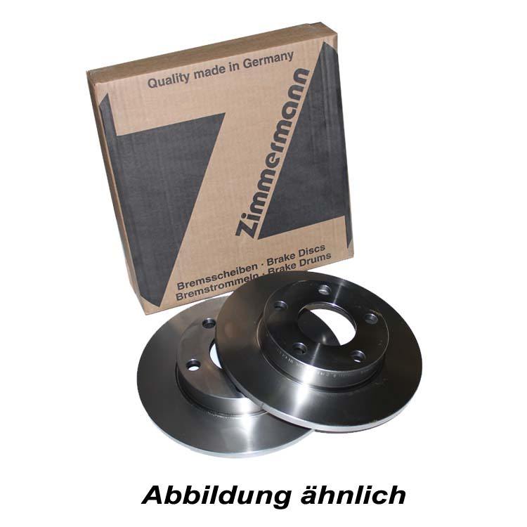 2 Zimmermann Bremsscheiben 251mm hinten Alfa Romeo Mito 0.9-1.6 +D Turbo von ZIMMERMANN