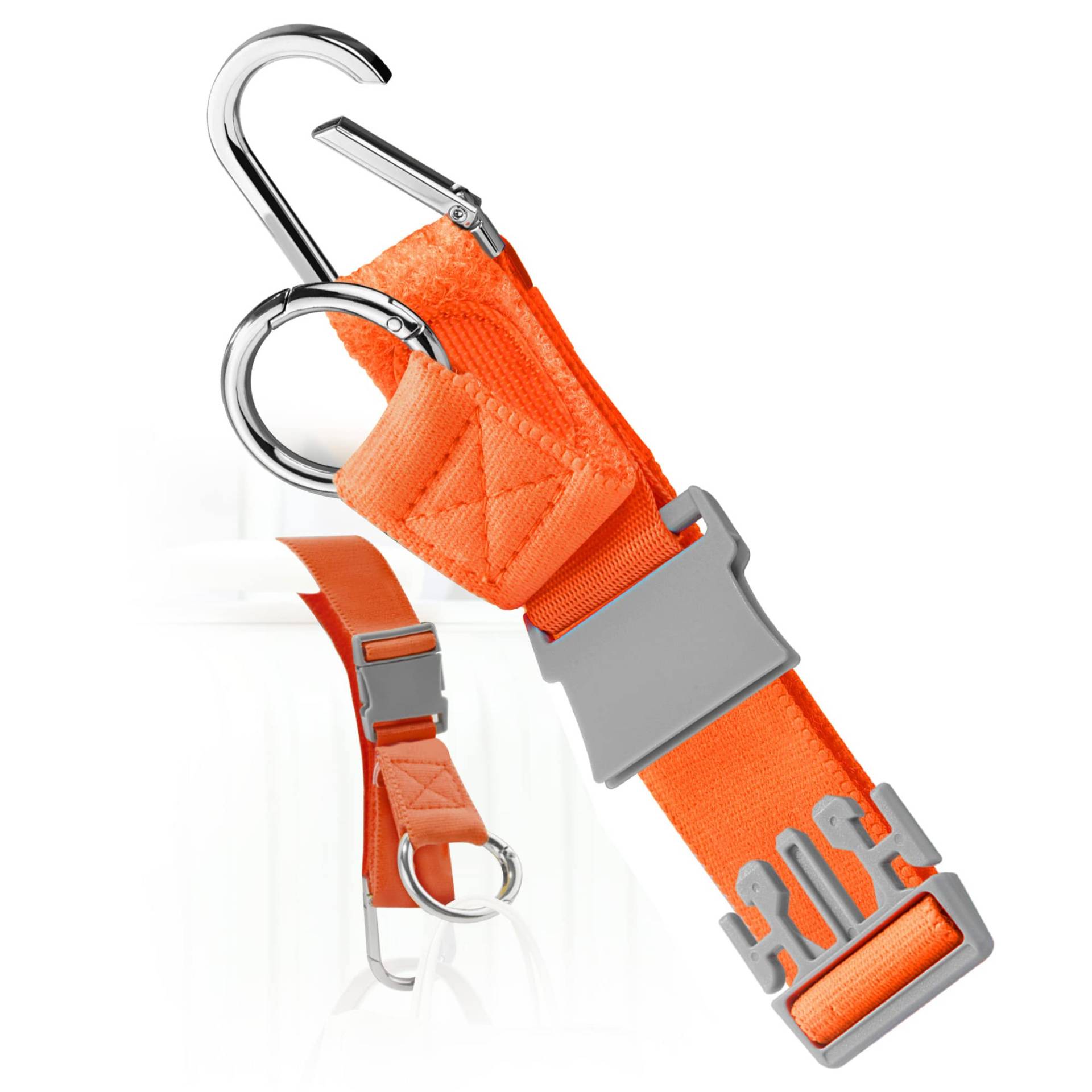 Gepäckgurte Koffergürtel, Elastischer Jackengreifer mit Klettverschluss mit D-Ring-Haken und Schnalle, Kleinteile Riemen Gürtel Reisezubehör, Macht Ihre Hände Frei,Hell orange Gepäckgurte Koffergürtel, Elastischer Jackengreifer mit Klettverschluss mit D-Ring-Haken und Schnalle, Kleinteile Riemen Gürtel Reisezubehör, Macht Ihre Hände Frei,Hell orange von ZINZ