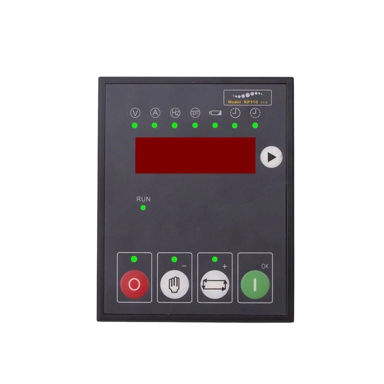 Generator Controller 8-16 VDC KP310 V1.0 Kipor Generator-Controller-Modul Fernstart-Stopp-Generator-LED-Ziffernanzeige Bedienfeld KP310V1.0(50hz) von ZIPCOM