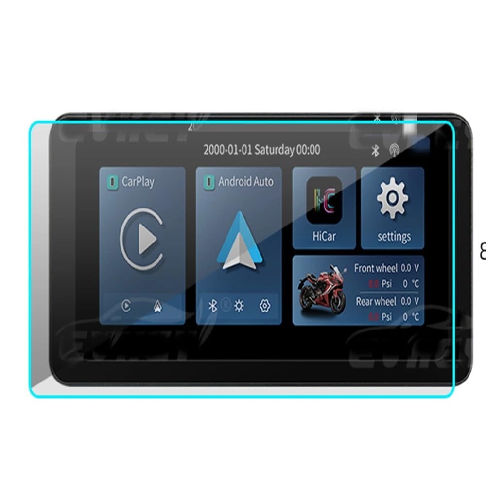 ZIPLJIEXCN Instrumententafel Membran Motorrad 2 Stück PET-Schutzfolie Für EVKEY 6,3 Zoll L200 Motorrad Auto GPS-Navigation Touchscreen-Schutzfolie ZIPLJIEXCN Instrumententafel Membran Motorrad 2 Stück PET-Schutzfolie Für EVKEY 6,3 Zoll L200 Motorrad Auto GPS-Navigation Touchscreen-Schutzfolie von ZIPLJIEXCN