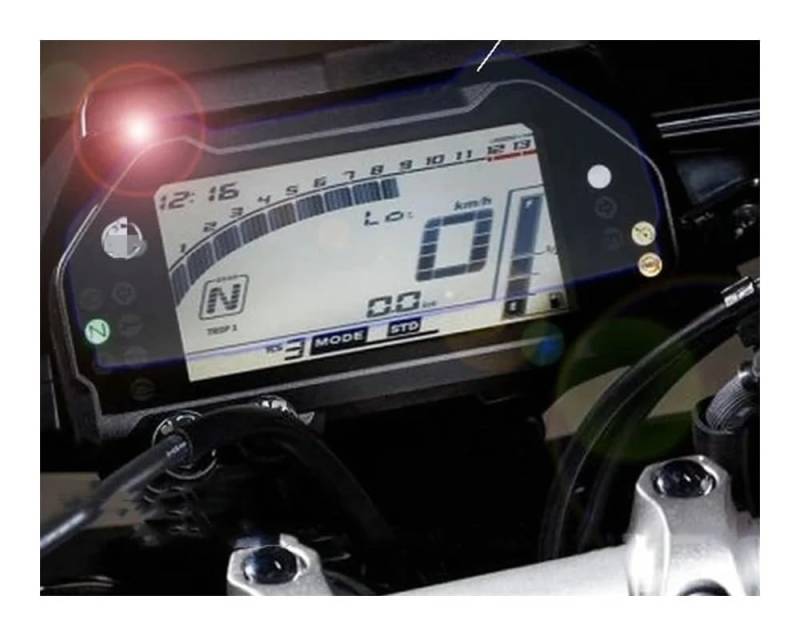 ZIPLJIEXCN Instrumententafel Membran Motorrad Für YAM&AHA MT-10 FZ10 SP Motorrad Armaturenbrett Schutzfolie Verschleißfeste Anti-UV-Explosionsgeschützte Folie Blaues Licht von ZIPLJIEXCN