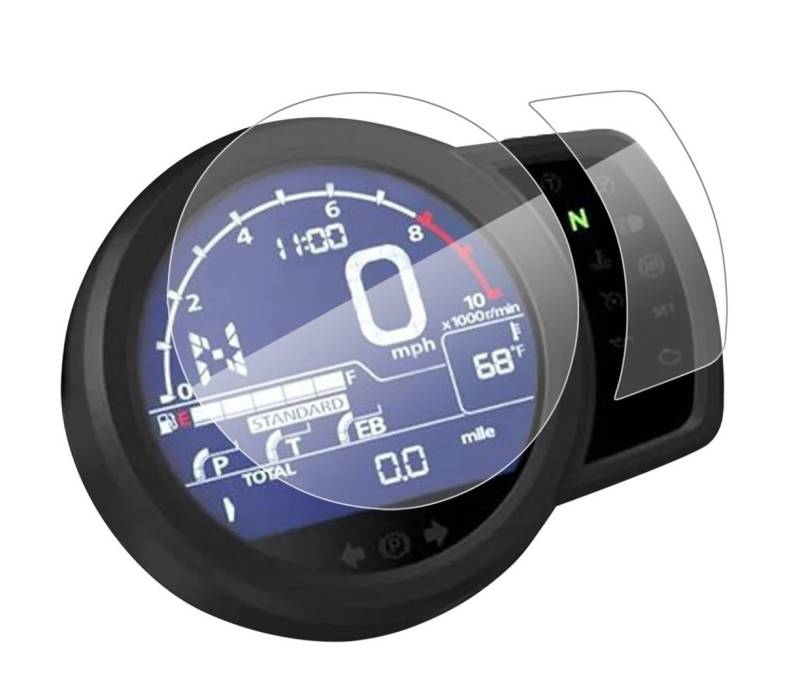 ZIPLJIEXCN Instrumententafel Membran Motorrad Für h&ond&a Rebel CMX 1100 CMX1100 2021 2022 2023 Motorrad Scratch Cluster Bildschirm Schutz Film Dashboard Screen Protector von ZIPLJIEXCN