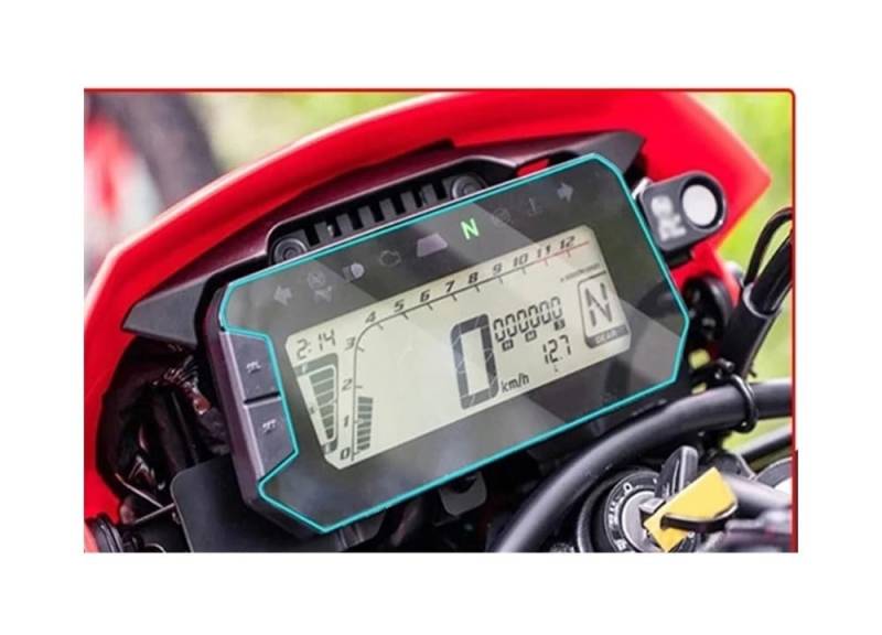 ZIPLJIEXCN Instrumententafel Membran Motorrad Motorrad-Instrumenten-Cluster-Kratzschutzfolie, Armaturenbrett-Schutz von ZIPLJIEXCN