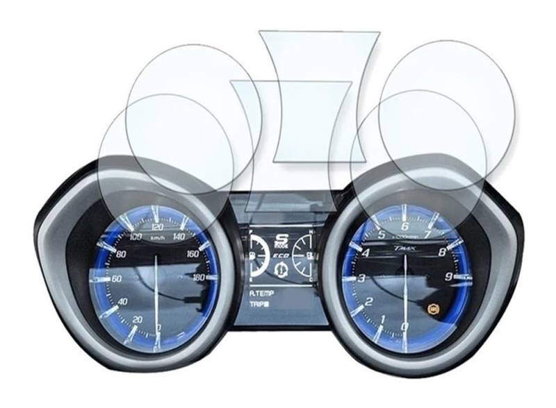 ZIPLJIEXCN Instrumententafel Membran Motorrad Motorrad TPU Instrument Tacho Schutz Film Für YAM&AHA TMAX530 TMAX 530 DX SX TMAX 560 TMAX560 Tech Max Zubehör von ZIPLJIEXCN