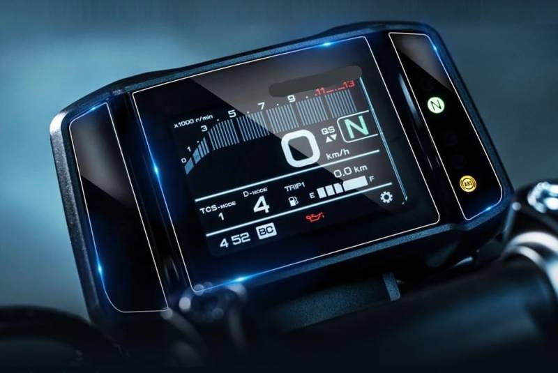ZIPLJIEXCN Instrumententafel Membran Motorrad Motorradzubehör Instrument Dashboard Tacho Schutz Film Bildschirm Für YAM&AHA MT-09 MT09 MT 09 SP 2021 2022 FZ-09 von ZIPLJIEXCN