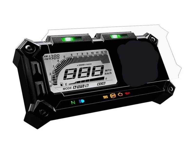 ZIPLJIEXCN Instrumententafel Membran Motorrad Tacho Bildschirm Aufkleber Film Scratch Screen Protector Abdeckungen Für YAM&AHA MT09 Tracer FJ09 Tracer 900 XT1200Z von ZIPLJIEXCN