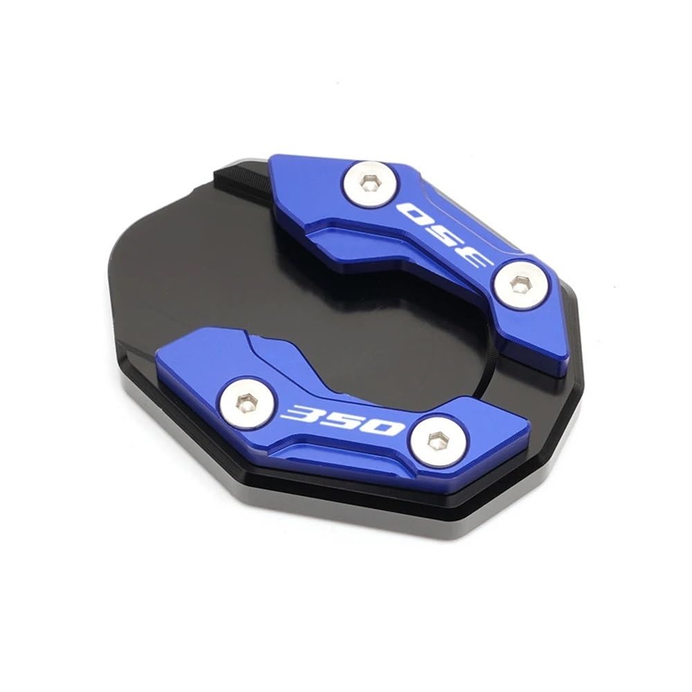 ZIPLJIEXCN Motorrad Seitenständer Unterstützung 5 Farben Mit Logo Motorrad Seite Stehen Vergrößerungs Pad Ständer Unterstützung Fit Für h&ond&a NSS350 Forza350 Fo&RZA 350 NSS ADV350 von ZIPLJIEXCN