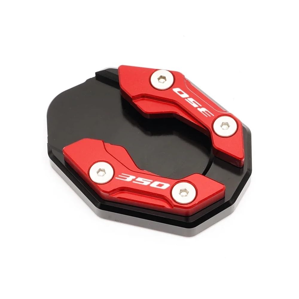 ZIPLJIEXCN Motorrad Seitenständer Unterstützung 5 Farben Mit Logo Motorrad Seite Stehen Vergrößerungs Pad Ständer Unterstützung Fit Für h&ond&a NSS350 Forza350 Fo&RZA 350 NSS ADV350 von ZIPLJIEXCN
