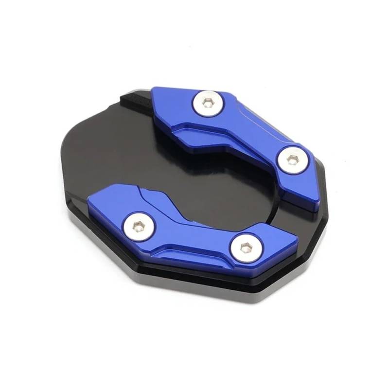ZIPLJIEXCN Motorrad Seitenständer Unterstützung 5 Farben Mit Logo Motorrad Seite Stehen Vergrößerungs Pad Ständer Unterstützung Fit Für h&ond&a NSS350 Forza350 Fo&RZA 350 NSS ADV350 von ZIPLJIEXCN