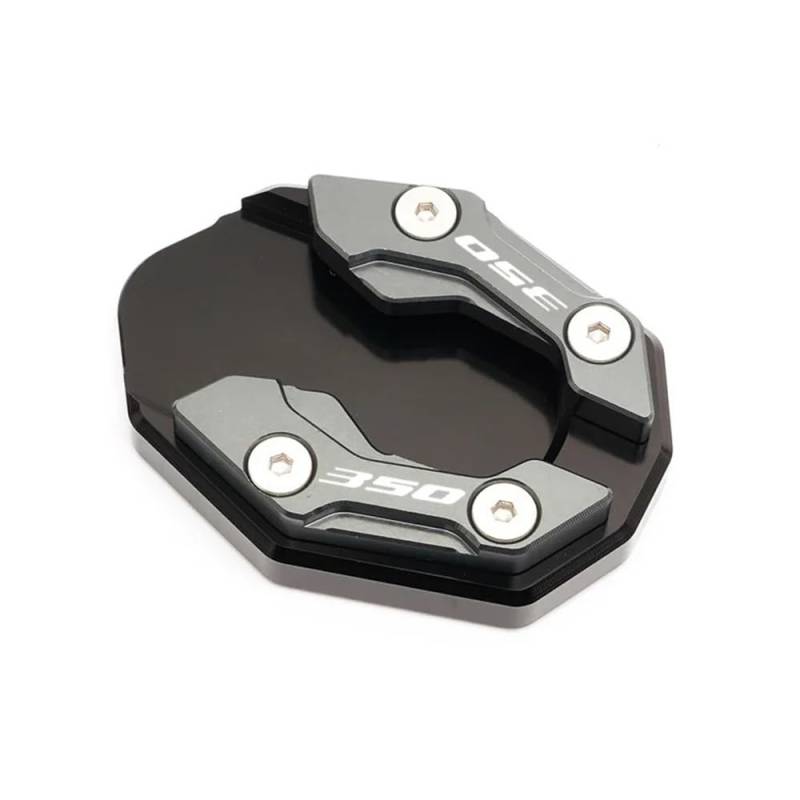 ZIPLJIEXCN Motorrad Seitenständer Unterstützung 5 Farben Mit Logo Motorrad Seite Stehen Vergrößerungs Pad Ständer Unterstützung Fit Für h&ond&a NSS350 Forza350 Fo&RZA 350 NSS ADV350 von ZIPLJIEXCN