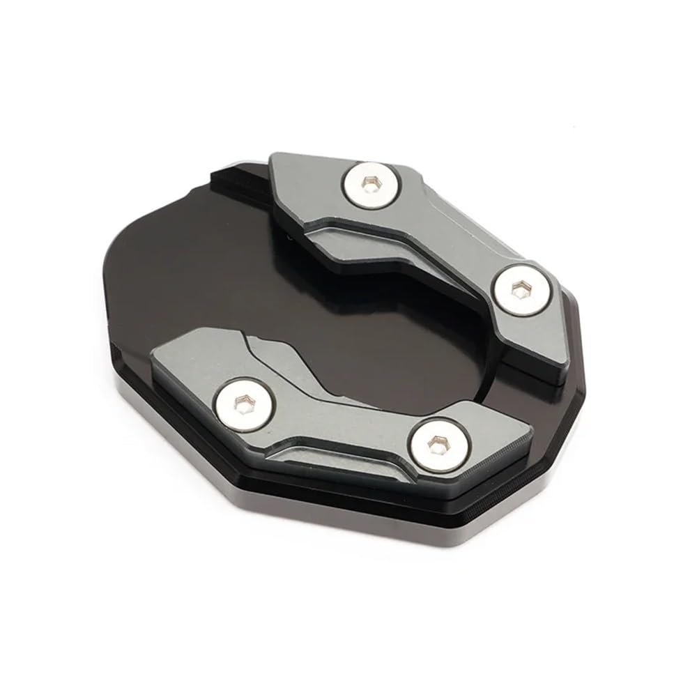 ZIPLJIEXCN Motorrad Seitenständer Unterstützung 5 Farben Mit Logo Motorrad Seite Stehen Vergrößerungs Pad Ständer Unterstützung Fit Für h&ond&a NSS350 Forza350 Fo&RZA 350 NSS ADV350 von ZIPLJIEXCN