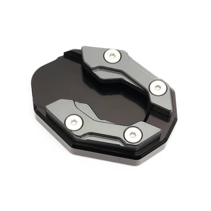 ZIPLJIEXCN Motorrad Seitenständer Unterstützung 5 Farben Mit Logo Motorrad Seite Stehen Vergrößerungs Pad Ständer Unterstützung Fit Für h&ond&a NSS350 Forza350 Fo&RZA 350 NSS ADV350 von ZIPLJIEXCN