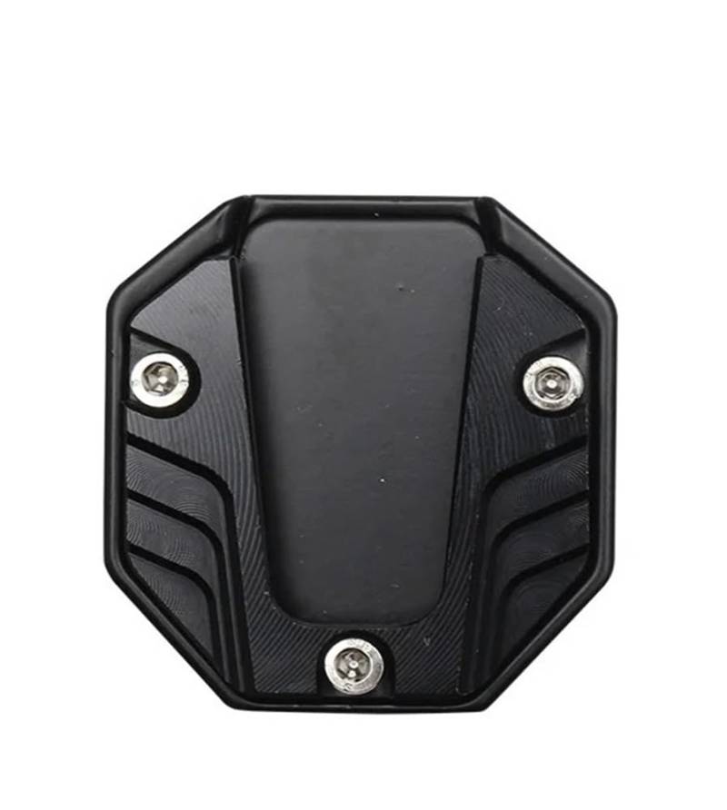 ZIPLJIEXCN Motorrad Seitenständer Unterstützung CNC Aluminiumlegierung Motorrad Elektrischer Anti-Rutsch-Ständer Extender Fuß Seitenständer Stützplatte Modifikationszubehör von ZIPLJIEXCN
