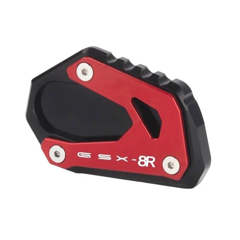 ZIPLJIEXCN Motorrad Seitenständer Unterstützung FÜR Su&zuki GSX8R Anti-Rutsch-Fußpolster Seitenstütze Fußstütze Motorradzubehör GSXS Vergrößerte Basis Gsx8r Seitenstütze von ZIPLJIEXCN
