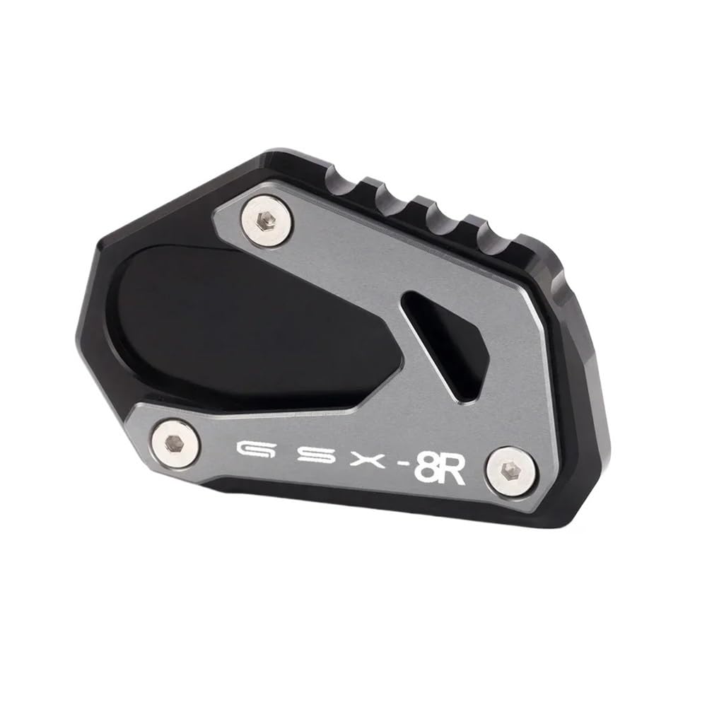 ZIPLJIEXCN Motorrad Seitenständer Unterstützung FÜR Su&zuki GSX8R Anti-Rutsch-Fußpolster Seitenstütze Fußstütze Motorradzubehör GSXS Vergrößerte Basis Gsx8r Seitenstütze von ZIPLJIEXCN