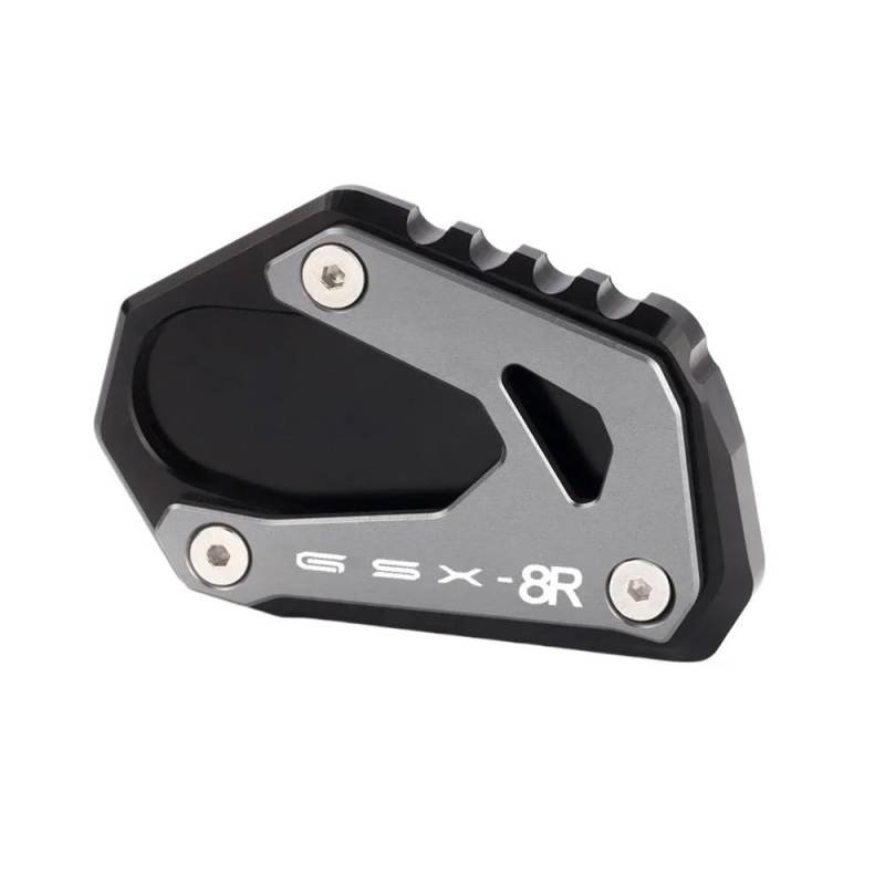 ZIPLJIEXCN Motorrad Seitenständer Unterstützung FÜR Su&zuki GSX8R Anti-Rutsch-Fußpolster Seitenstütze Fußstütze Motorradzubehör GSXS Vergrößerte Basis Gsx8r Seitenstütze von ZIPLJIEXCN
