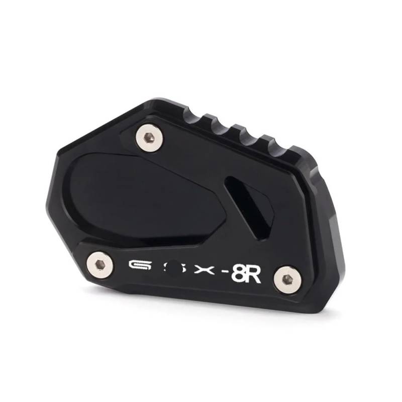 ZIPLJIEXCN Motorrad Seitenständer Unterstützung FÜR Su&zuki GSX8R Anti-Rutsch-Fußpolster Seitenstütze Fußstütze Motorradzubehör GSXS Vergrößerte Basis Gsx8r Seitenstütze von ZIPLJIEXCN